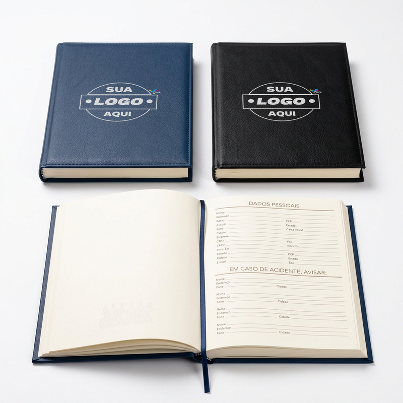 Agenda diária preto clássico formato 14,8x20 com mapa mundi , índice telefônico e planejamento 

Para utilizar desconto de 50% insira o cupom SEMPERSONALIZAÇÃO.

* Válido apenas para agendas sem personalização.